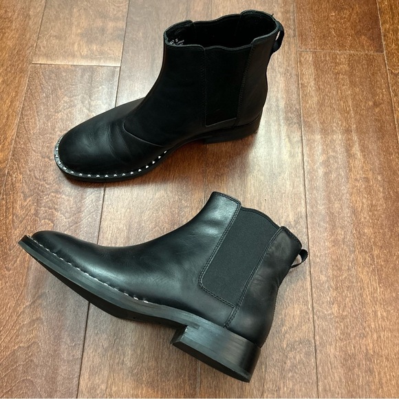 Ash Wino Studded Leather Chelsea Boots in Black, Size 7 (37) - Picture 4 of 16